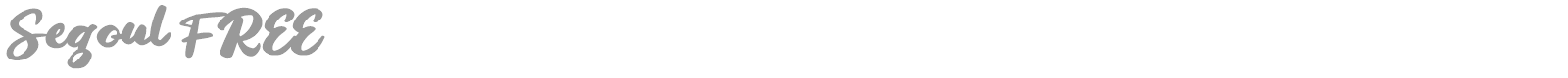 Segoul font preview